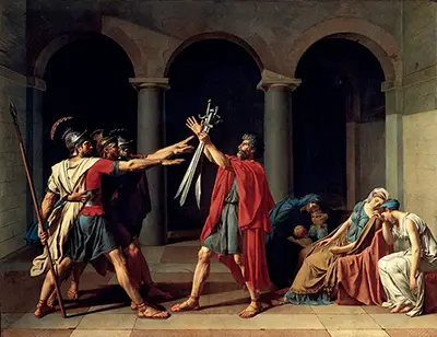The Oath of Horatii Jacques Louis David